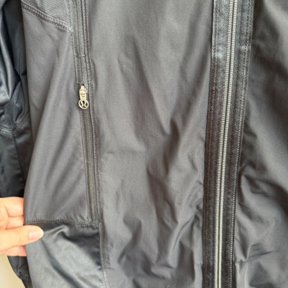 LULULEMON Black Windbreaker Hooded Jacket - Picture 3 of 7